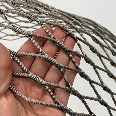 Customized Handwoven Stainless Steel Wire Rope Net Anti Falling Mesh