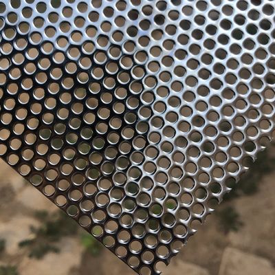Stainless Steel Micro Perforated Sheet Round hole Perforated Filter Mesh