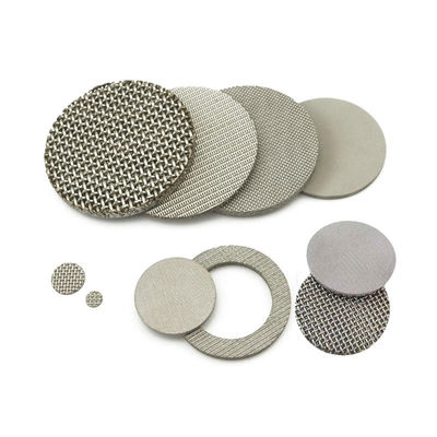 100 Micron Sintered Metal 316 Stainless Steel Filter Disc Multilayer Filter