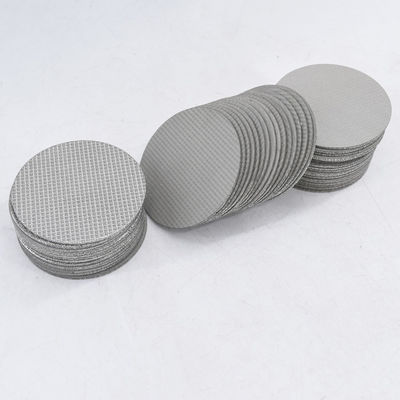 100 Micron Sintered Metal 316 Stainless Steel Filter Disc Multilayer Filter