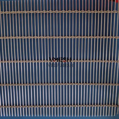 Hanging Folding Screen Stainless Steel Woven Design Mesh Curtain For Indoor Shadow Curtain