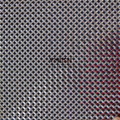 Decorative Stainless Steel Flat Wire Woven Wire Mesh Panels For Building