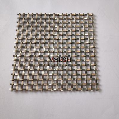 1mm-4mm Woven Stainless Steel Wire Mesh For Decorative Architecture Metal Customized