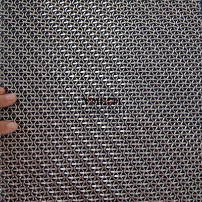 Architecture Weaving Technique Wire Mesh Fabric For Decorative Cladding