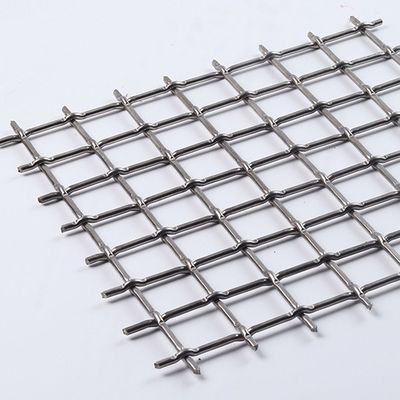 Stainless Steel Crimped Woven Wire Mesh For Hotel Decoration