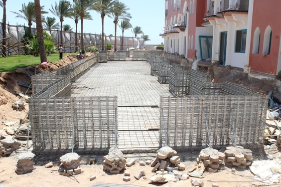 Galvanized Steel High-Ribbed Concrete Reinforcement Mesh for Permanent Formwork