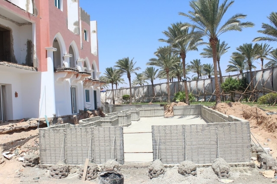 Galvanized Steel Cement Pouring Formwork Mesh for Swimming Pools