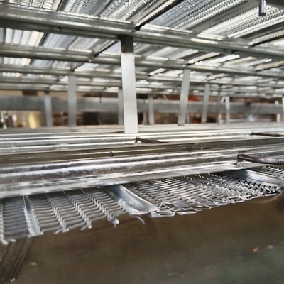 Galvanized Steel High-Ribbed Concrete Reinforcement Mesh for Permanent Formwork