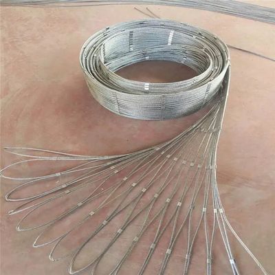 High Quality SS304/316 Stainless Steel Rope Mesh with 1.5mm/2mm/2.5mm Wire Diameter and 25*25mm/30*30mm/50*50mm Mesh Opening