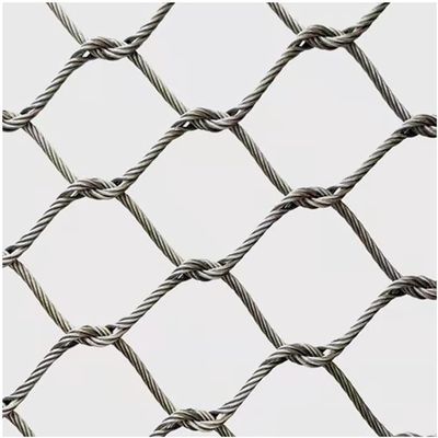 Ferrule Type Woven Type Closed-Type Buckle Stainless Steel Rope Wire Mesh for Safety Protection