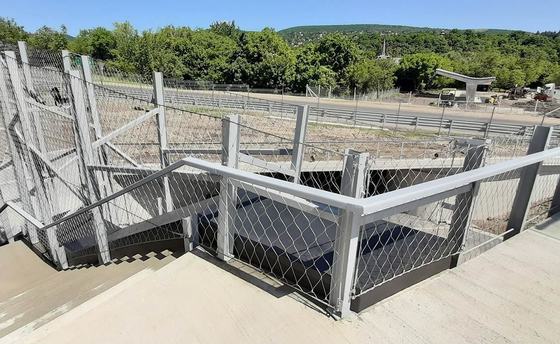 Softness Stainless Steel Rope Wire Mesh with 60° Mesh Opening Angles and Galvanized Finish Polished for Building Protection