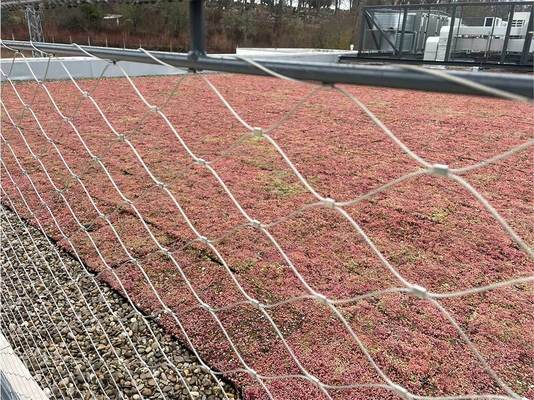 Stair Railing Protection Net AISI 304/316 Stainless Steel Wire Rope with Zinc