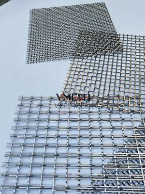 Stainless Steel Customized Wire Mesh Plain Woven Metal Decorative Mesh