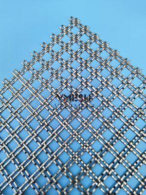 Custom Color Building Exterior Decorative Mesh Panel Anodized Architectural Mesh