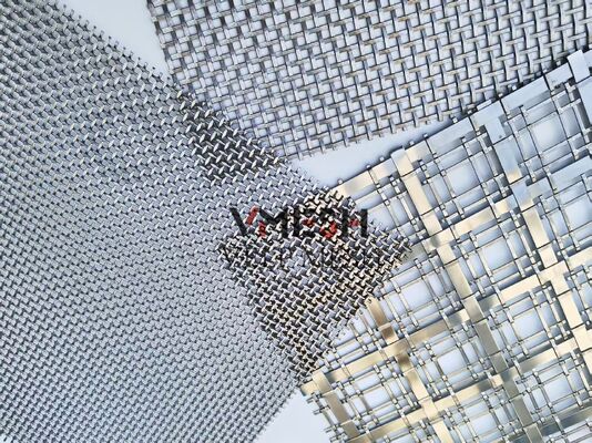 Stainless Steel Customized Wire Mesh Plain Woven Metal Decorative Mesh