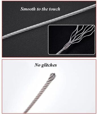 Stainless Steel Heavy Duty Cable Net Square Mesh Aperture Rope Mesh For Garden Fence
