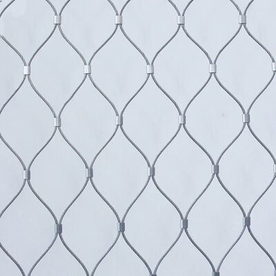Architectural Wire Rope Mesh for Railing Infill Facade Cladding