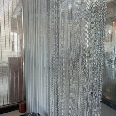 Eco-friendly Stainless Steel 304 Chain Link Curtain For Outdoor Rain Curtain Water Features