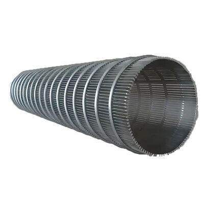 50 100 150 Micron V Shaped Stainless Steel Wire Pipe Wedge Wire Filter Mesh