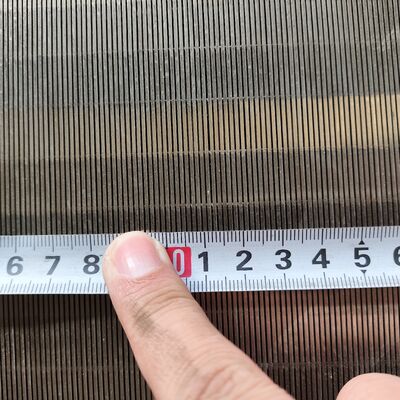 316 Stainless Steel Wedge Wire Screens High Efficiency Solid Separation Filter