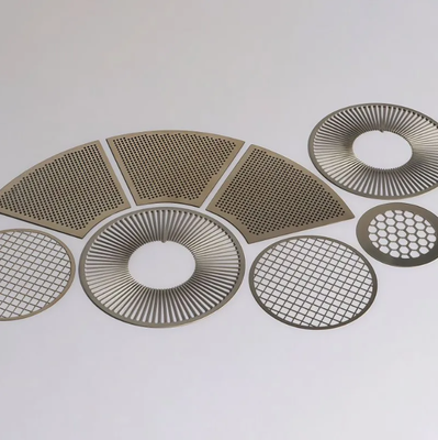 Customized Corrosion Resistant Etched Metal Mesh Filter Disc for Chemical Processing
