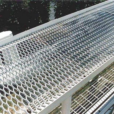 Carbon Steel 4mm Hexagon Hole Expanded Metal Mesh Heavy Duty