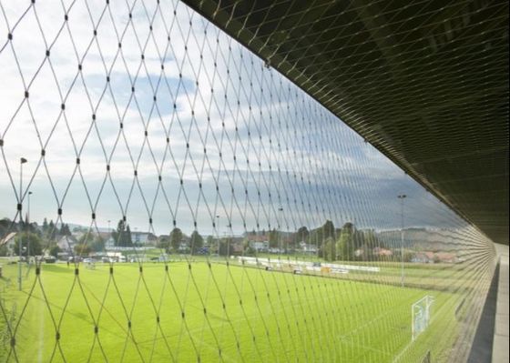 Stainless Steel Rope Wire Mesh 3.0mm 3.2mm PVDF Coated Safety Net