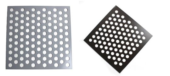 Small Hole Customized 2.03mm Perforated Metal Mesh Expanded For Speaker Grill