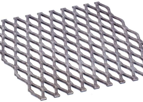Galvanized Expanded Metal Mesh Raised Type 1000x2000mm Carbon Steel