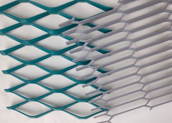 1.22x2.44m Aluminum Expanded Metal Mesh Sheet for Building Decoration