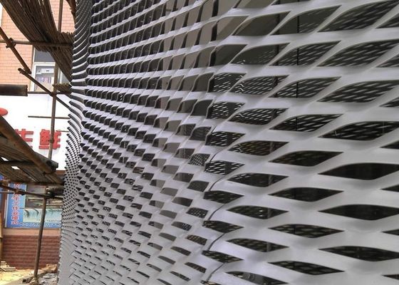 Anodized Aluminum Expanded Metal Mesh Ceiling 1060 3003 Alloy