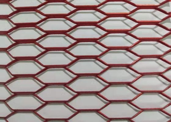 Anodized Aluminum Expanded Metal Mesh Ceiling 1060 3003 Alloy