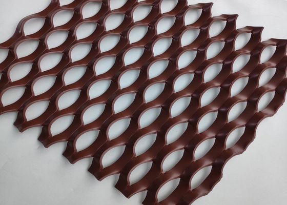 Aluminum Expanded Metal Mesh for Architectural Decoration 1x2m