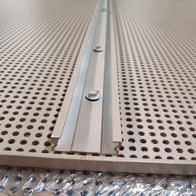 Decorative Facades Perforated Metal Mesh Aluminium Customized Hole Design
