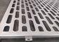 Aluminum Slotted Hole Architectural Perforated Metal Panels For Decorative
