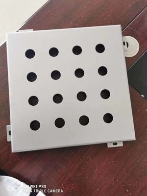 0.7mm 1mm 2mm Aluminium Galvanized Stainless Steel Perforated Metal Customized Hole Design