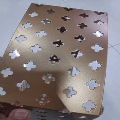 Bronze Color Honeycomb Perforated Sheet Metal For Architecture