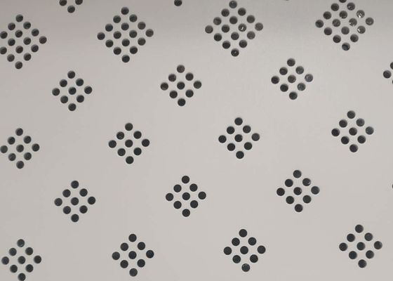 Decorative Facades Perforated Metal Mesh Aluminium Customized Hole Design