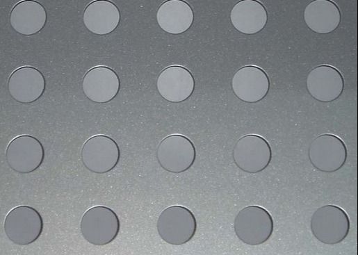 4*8ft Stainless Steel Straight Round Hole Pattern Perforated Sheet