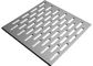 Decortaion 1.5mm 2mm Stainless Steel Perforated Metal Mesh For Room Dividers