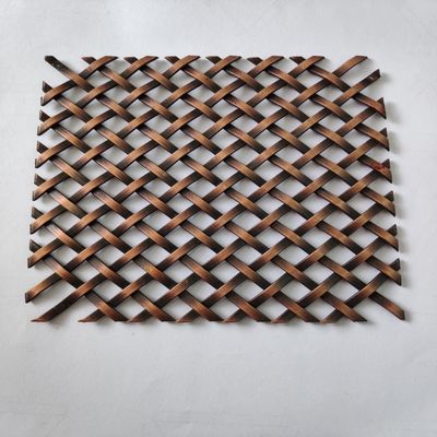 Stainless Steel Decorative Woven Metal Wire Mesh Panel Curtain For Architectural