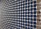 Burnished 316 Architectural Metal Mesh Woven Metal Mesh Fabric SGS CE