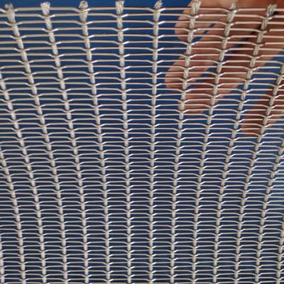 Stainless Steel Crimped Woven Decorative Mesh Curtain Wall Metal Mesh
