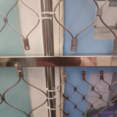 Protective Mesh 304 316 Stainless Steel Rope Decorative Mesh For Garden Areas
