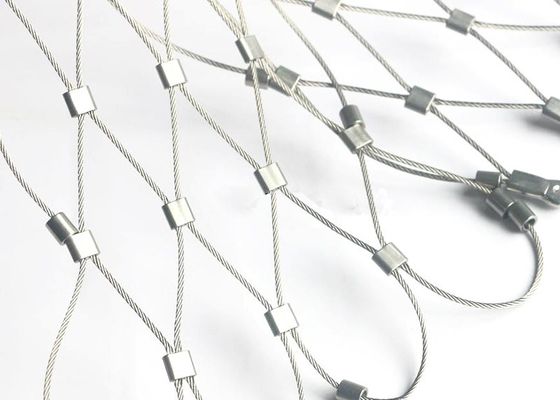 SS316 Stainless Steel Cable Net for Stair Railings 1-5mm Wire