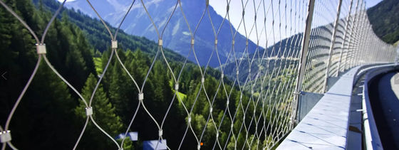 3mm Stainless Steel Rope Mesh 7x7 Weave for Zoo Airport Fencing