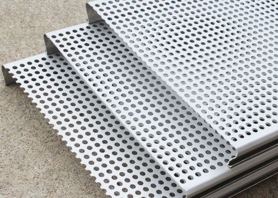 PVC Coated Aluminum Perforated Ceiling Tiles 3003H24 Suspended