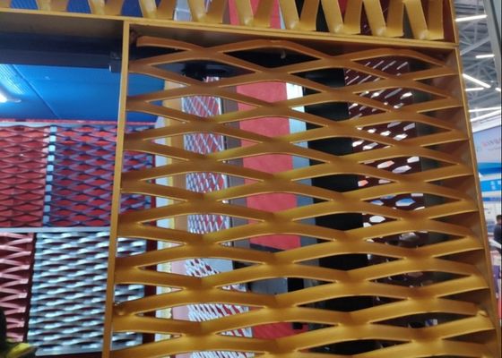 Anodized Aluminum Expanded Metal Mesh Ceiling 1060 3003 Alloy