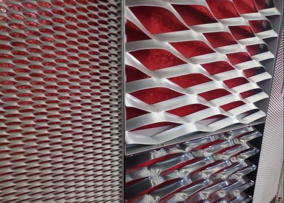Anodized Aluminum Expanded Metal Mesh Ceiling 1060 3003 Alloy