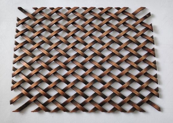Stainless Steel 304 Lock Crimped Metal Mesh for Architectural Decoration